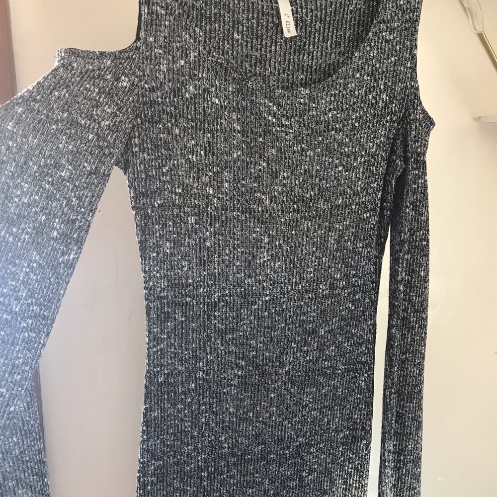 Long sleeve, below the knee, sweater dress